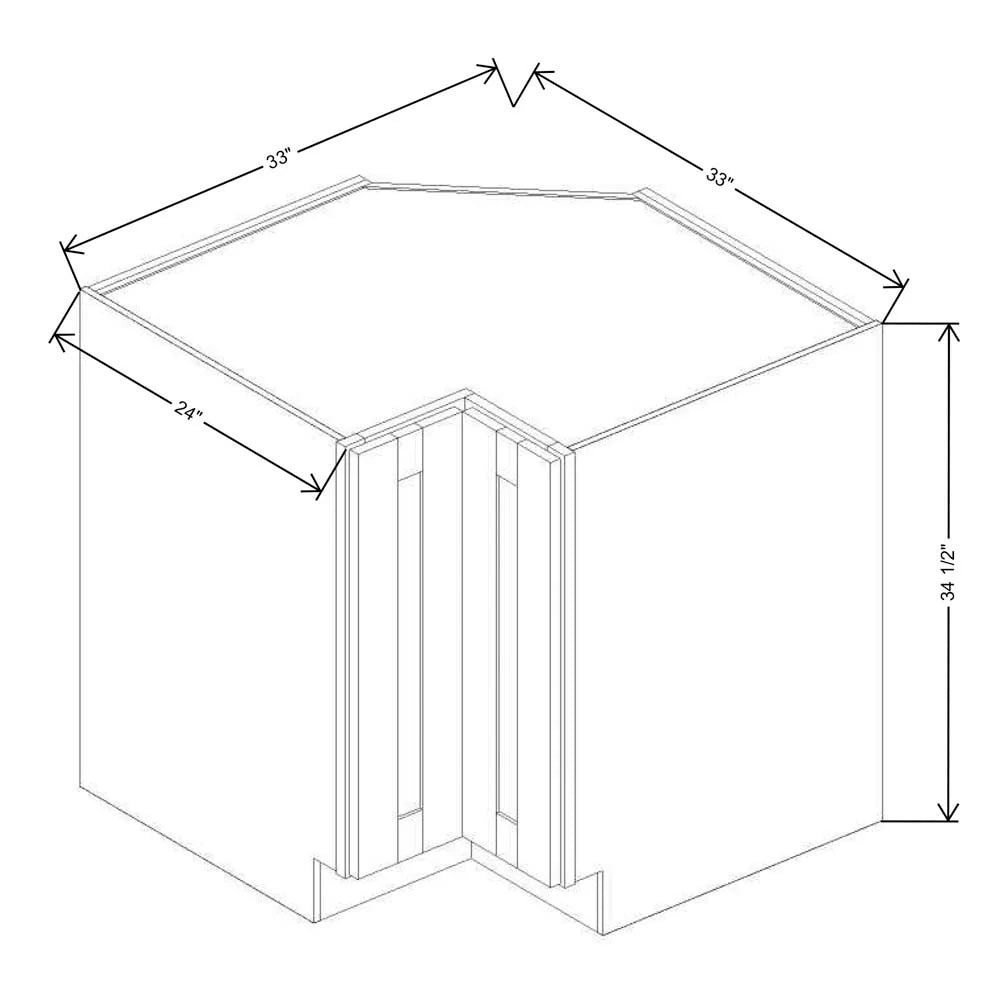 Fabuwood Allure Fusion Kona 33"W Easy Reach